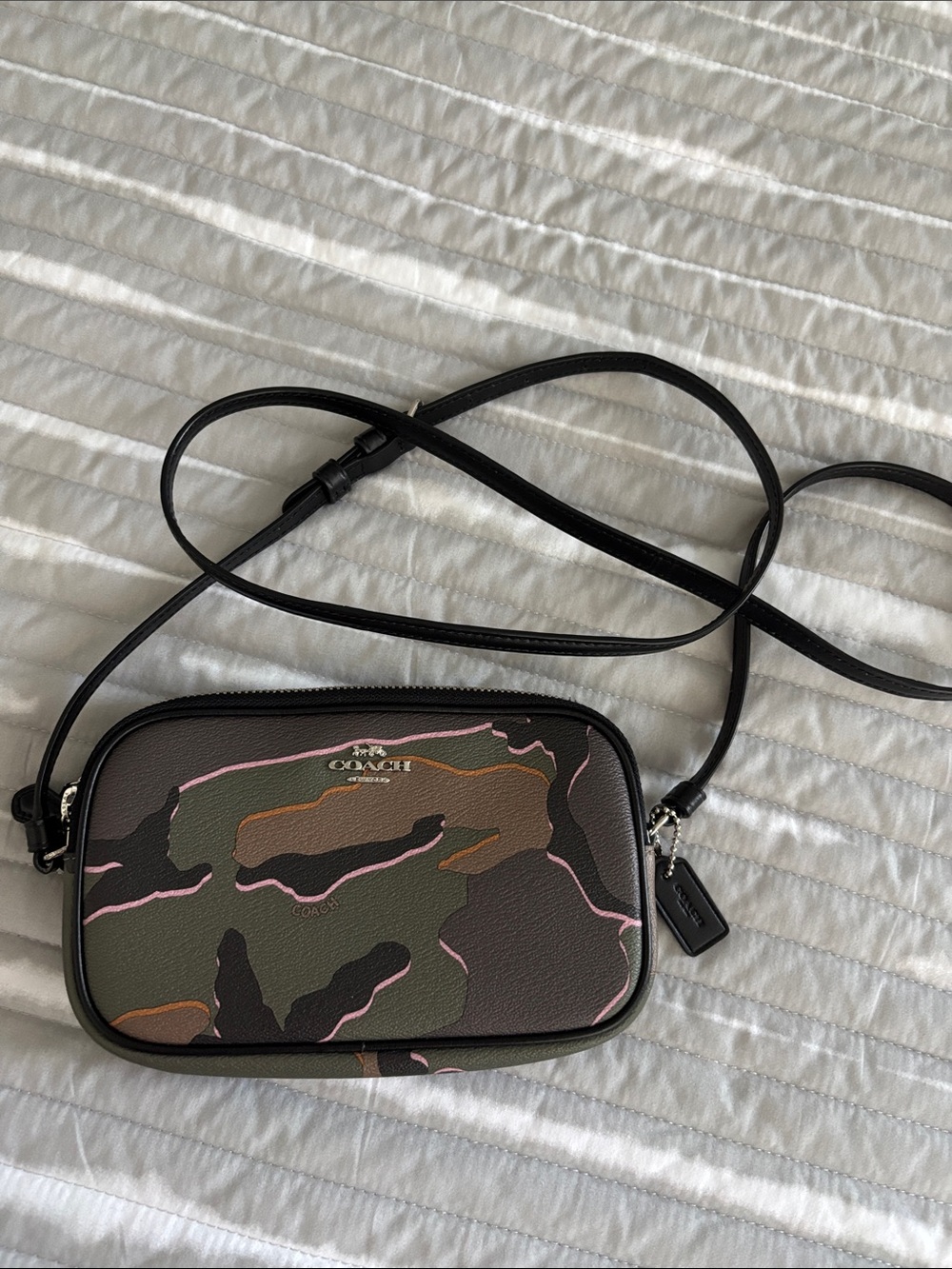 Coach Camouflage Double Zip Crossbody
